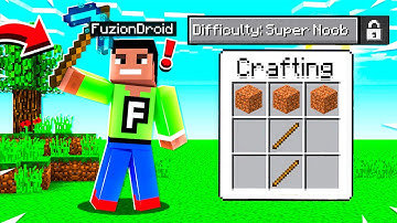 So I Added a "Super Noob Mode" Difficulty to Minecraft...