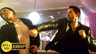 Scott Adkins takes the edge off by beating up guys in a bar /Accident Man (2018)