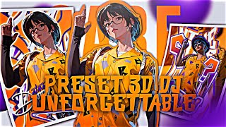 PRESET 3D PUBG🎟️ STYLE SIMPLE DJ UNFORGETTABLE VIRAL TIKTOK