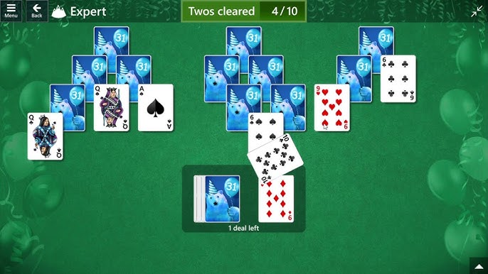 Star Club\Solitaire Celebrates 31 Years\FreeCell: Expert - Solve the deck -  II 