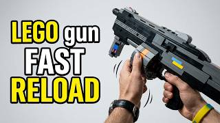 FAST RELOAD working LEGO toy model HALO shotgun Bulldog CQS48