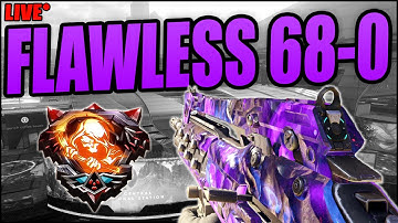 38 UNSTOPPABLE MEDALS! LIVE SOLO 68-0 w/ M8A7! FLAWLESS 68 GUNSTREAK! (Black Ops 3)