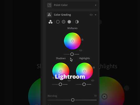 Lightroom Color Grade