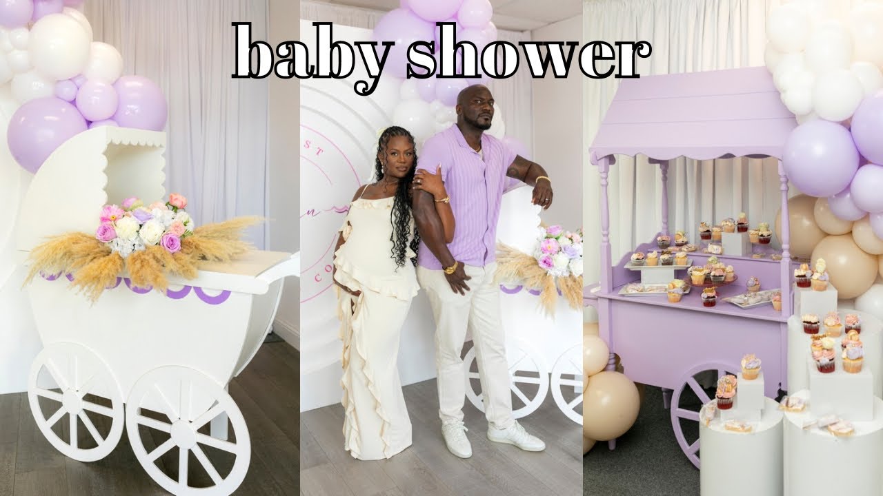 BABY SHOWER VLOG | Destene and Brandon