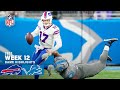 Buffalo Bills vs. Detroit Lions | 2022 Week 12 Game Highlights