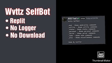 Discord Self Bot | Replit | Nuker, Status, ect. |