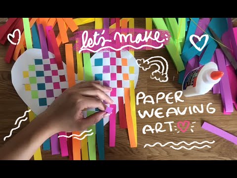 Let S Make Paper Weaving Art Wall Hanging Heart 