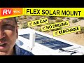 Better Way to Mount Flexible Solar Panels on RV (2019)