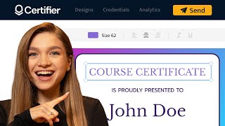 How to Create and Send a Certificate using certificate maker Certifier! screenshot 4