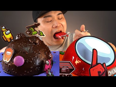<strong>뚜레쥬르</strong> 어몽어스케이크 먹방~!! 리얼사운드 ASMR social eating Mukbang(Eating Show)