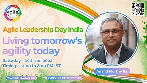 Agile Leadership Day India 2022 - Anand Murthy Raj