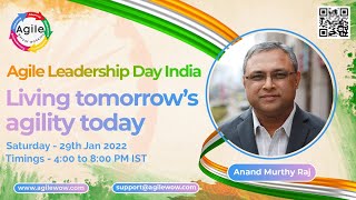 Agile Leadership Day India 2022 - Anand Murthy Raj