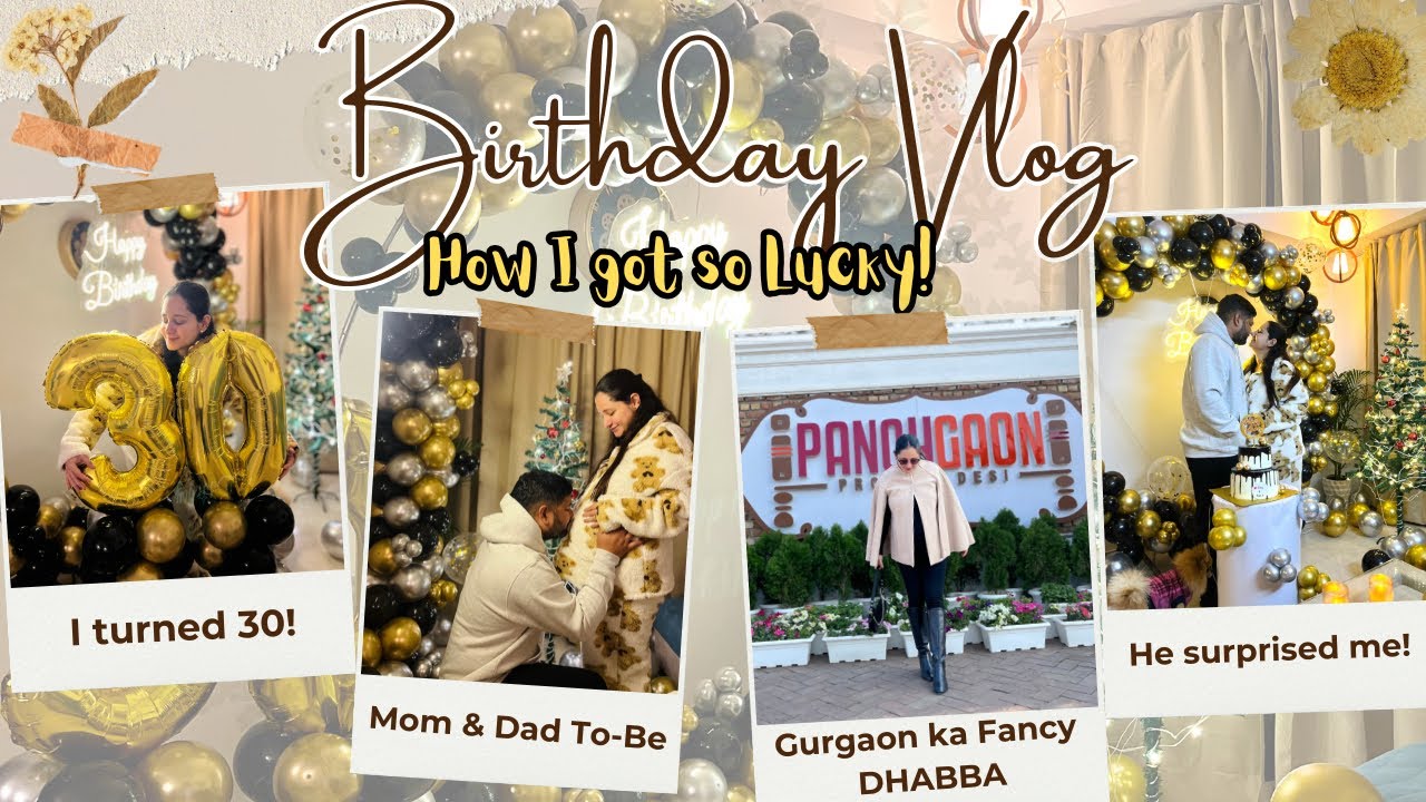 How I got so lucky! - Surprise Birthday Vlog | GURGOAN KA Fancy Dhabba | @Pahadan_soul