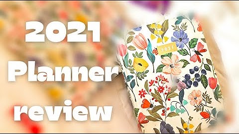 2021 Planner Review | Ink Bucket | Journaling | Secret test at the end of the video #planner #review