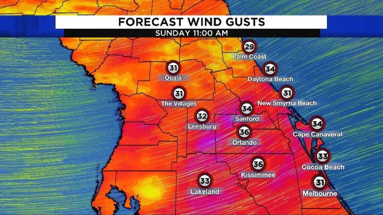 Windy and much cooler to close out the weekend - YouTube