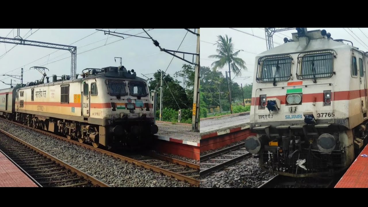 Very Dangerous🔥Back to Back Action. Sealdah Rajdhani+Howrah Rajdhani+Saraighat+Poorva+and many more