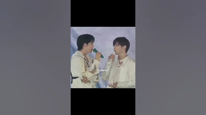 Seungkwan getting flustered by Scoups’ stare 😭 #seventeen #seungkwan #scoups #mingyu #miniteen #dino