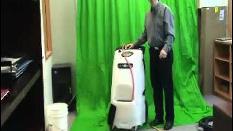 Priming the Pump on the PEX 500 Portable Carpet Extractor