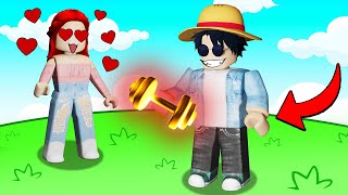 BUILDING MUSCLES in ROBLOX with CHOP & BOB!