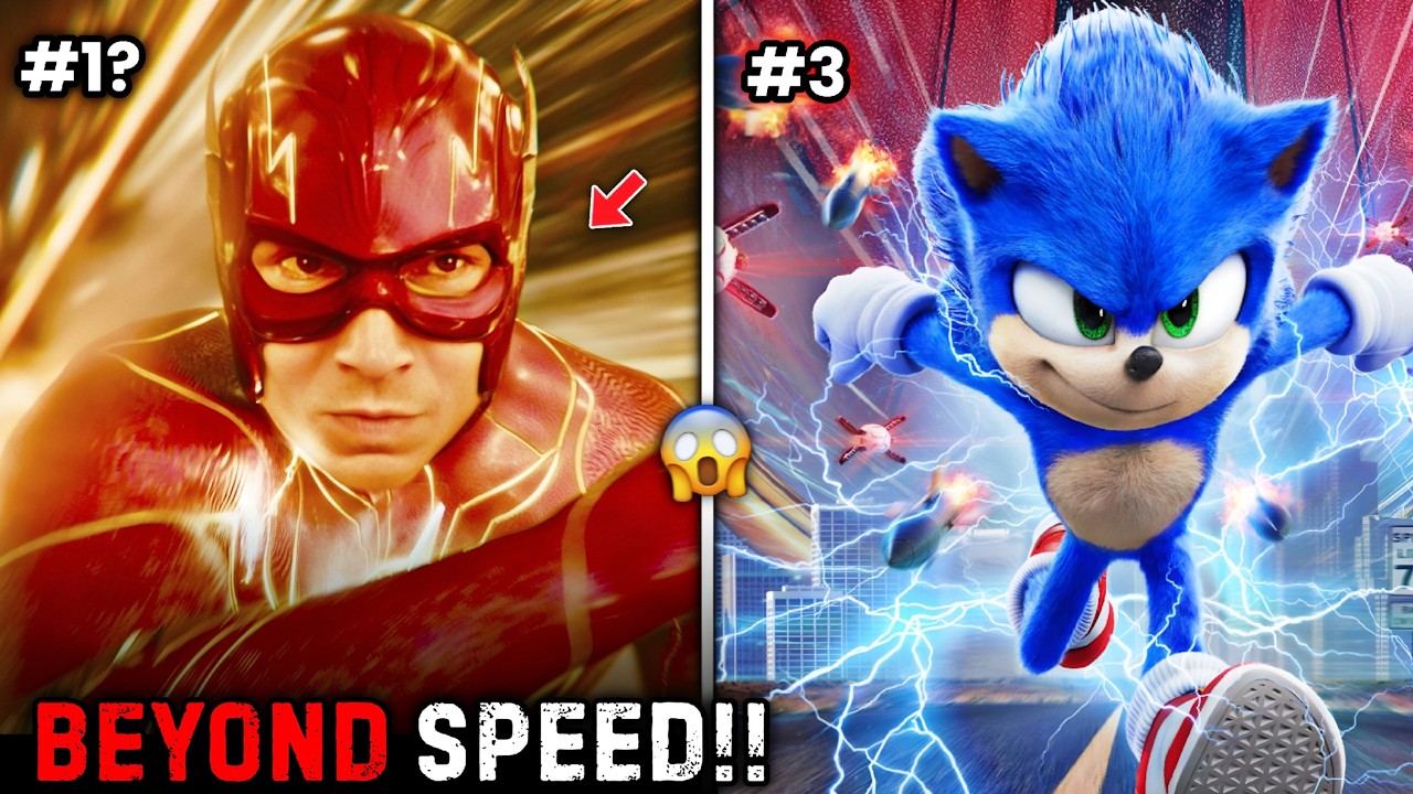Top 7 Fastest Characters of All Time ⚡🔥 - YouTube