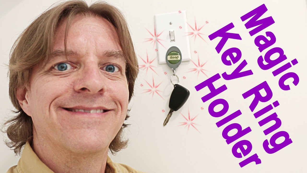 Magnetic Switch Cover: a DIY key holder - YouTube