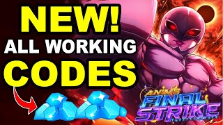 *NEW* ALL WORKING CODES FOR ANIME FINAL STRIKE ROBLOX!