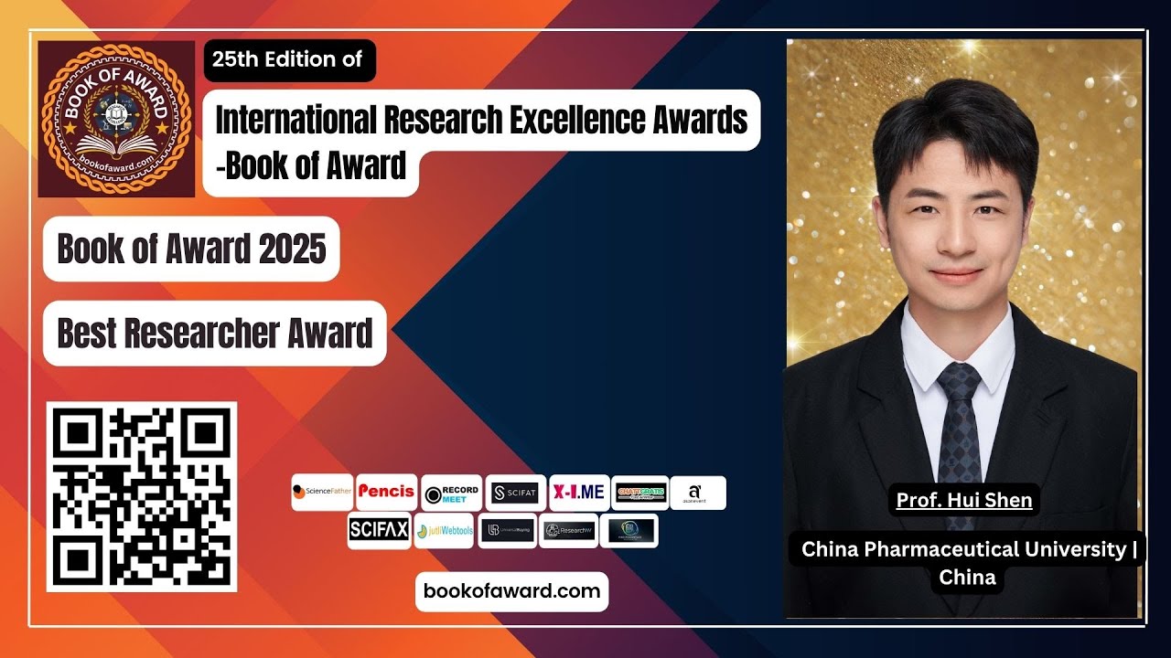 Prof. Hui Shen | Biochemistry,Genetics & Molecular Biology | China Pharmaceutical University | China
