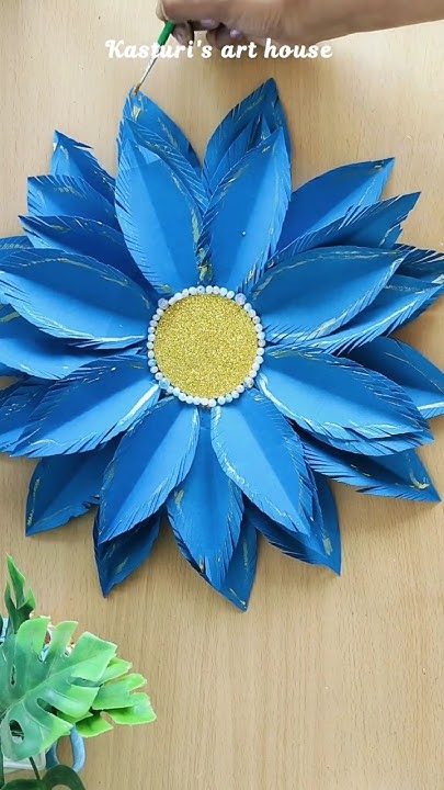 low-budget-wall-decor-idea-diy-wallcraft-walldecor-papercraft-craft