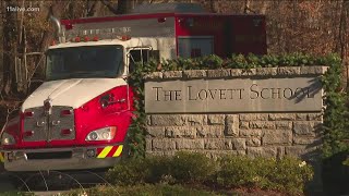 Students evacuated after fire breaks out at the Lovett School