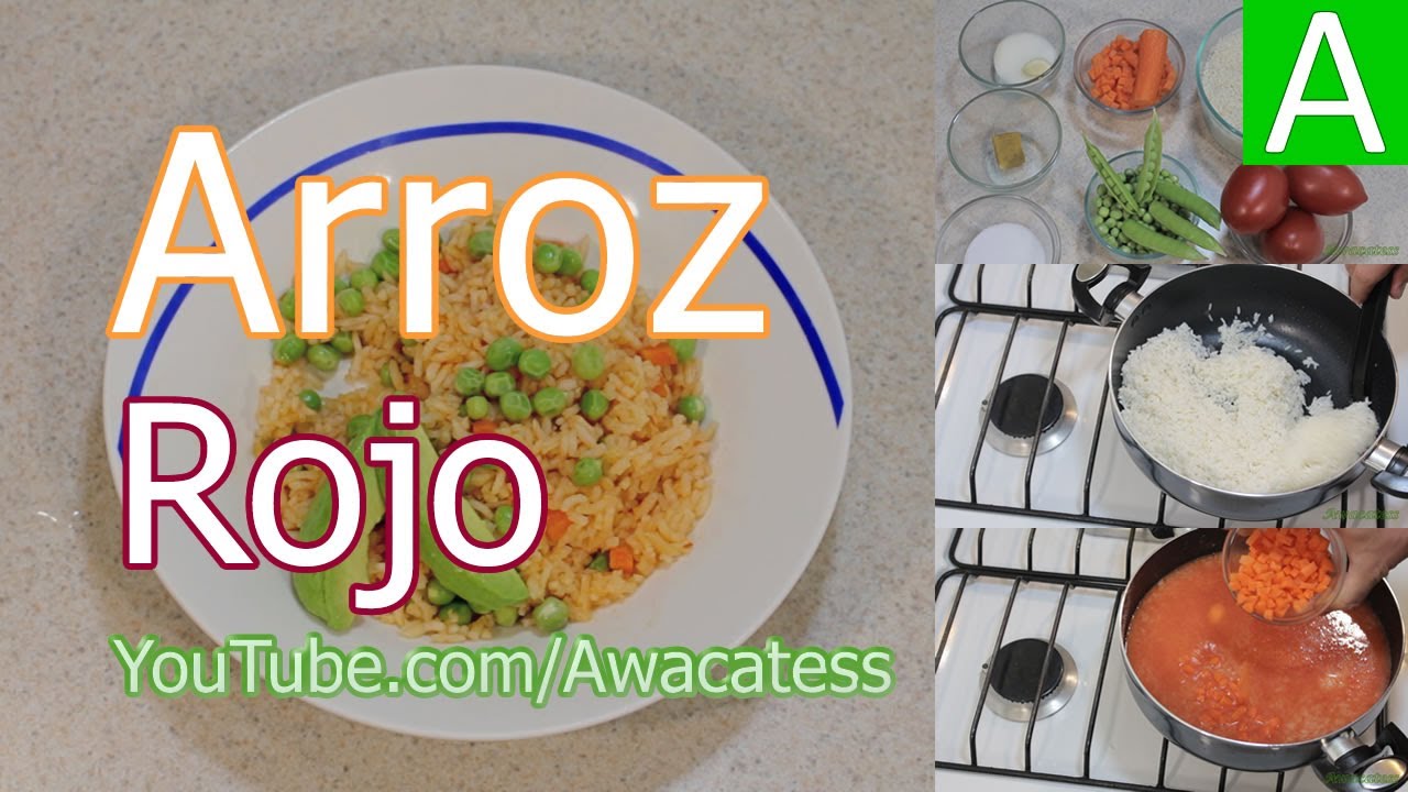 Como Cocinar Arroz Rojo con Verduras como zanahorias y ...