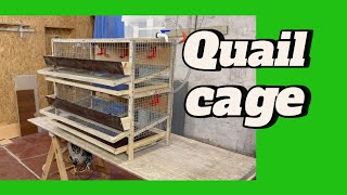 Diy Quail Cage For 50 Quails Simple & Space-Saving Design