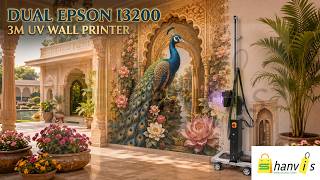 Dual Head Epson I3200 UV Wall Printer Machine | 3M Digital Wall Printer