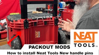 Quick Tip / Install: PACKOUT Handel Quick Release MOD For- Milwaukee Tool Rolling Toolbox NEAT Tools