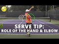 Serve Tip: Role Of The Hand And Elbow