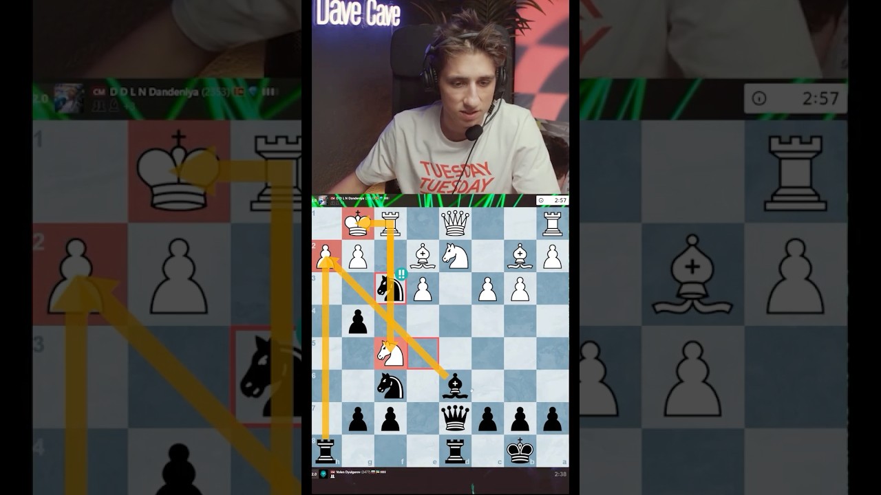 Сокрушительная блестящая атака с гамбитом Энглунда! ‼️