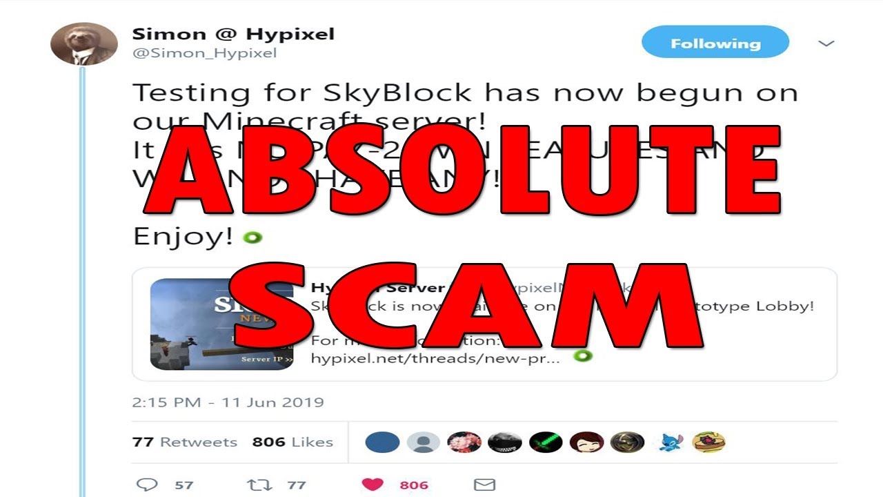 Hypixel Skyblock is a scam - YouTube