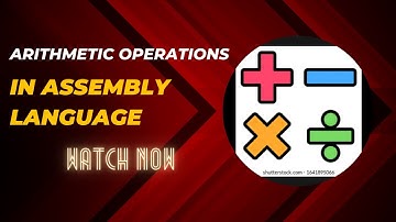 Perform the execution & implementation of arithmetic instructions in assembly (8086) |#8086, #tech