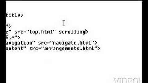 HTML Tutorial: Remove the Scroll Bar from Frames