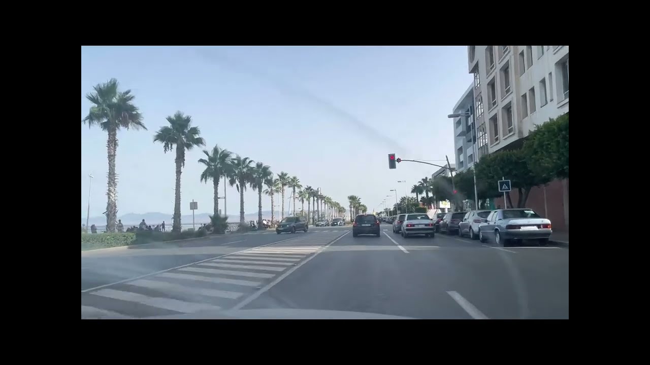 جولة خفيفة على جانب الطريق كورنيش الناظور