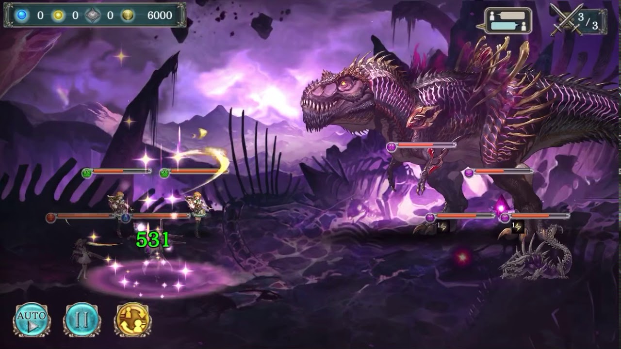 幻獣契約クリプトラクト ティラノ11分紫電周回 Youtube