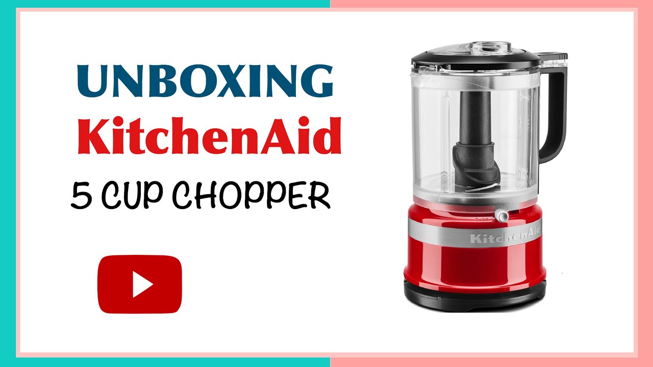 KitchenAid 5 Cup Cordless Food Chopper Empire Red