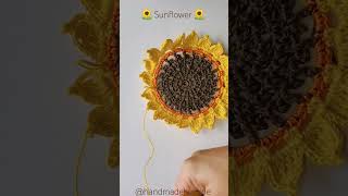 Sunflower 🌻 crochet pattern  @handmadebyraine