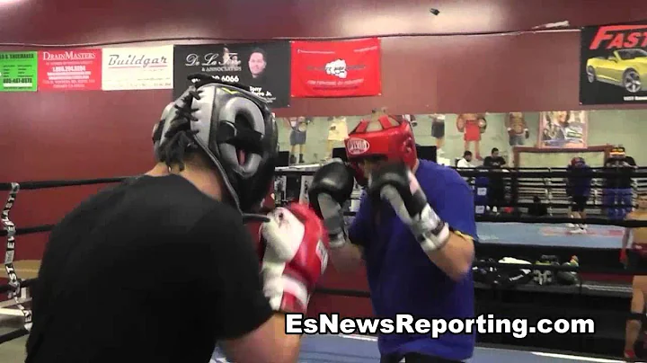 pelos garcia sparring irvin garcia - EsNews Boxing