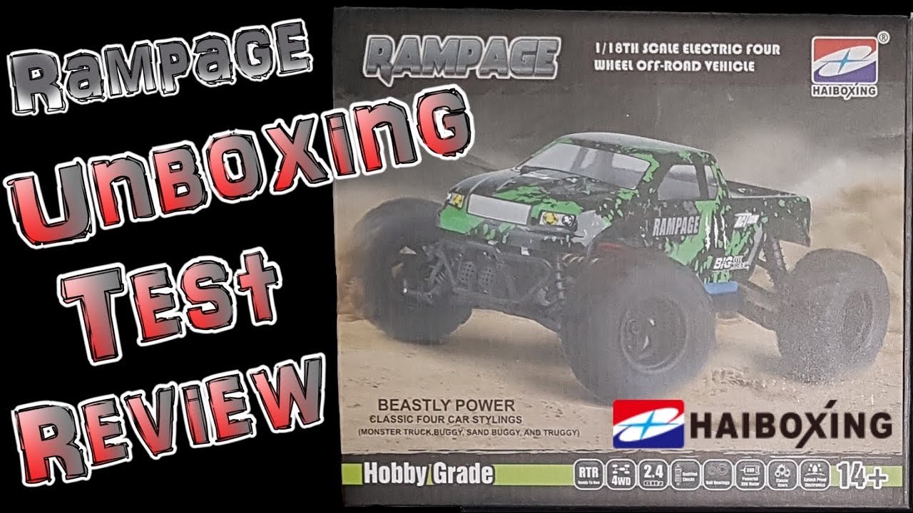 Haiboxing Rc Car 1 18 Monstertruck 4wd Unboxing Test Review Hd Deutsch Youtube