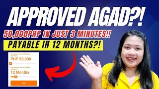 50,000PHP MAXIMUM LOAN AMOUNT-PAYABLE UPTO 12 MONTHS || APPROVED AGAD?!