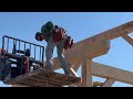Timber Frame Pavilion Build! (Timelapse)