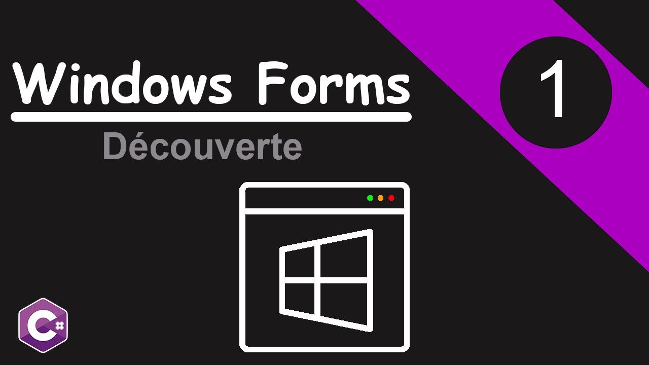 Créer une application Windows - [Windows Forms en C#] #1 - YouTube