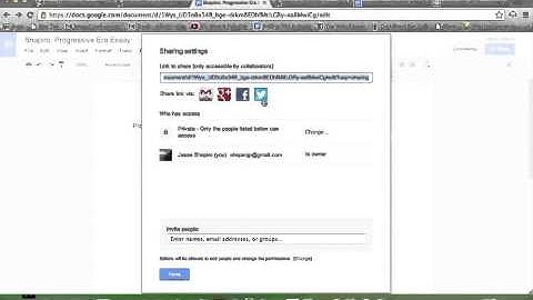 turning in essay with google docs