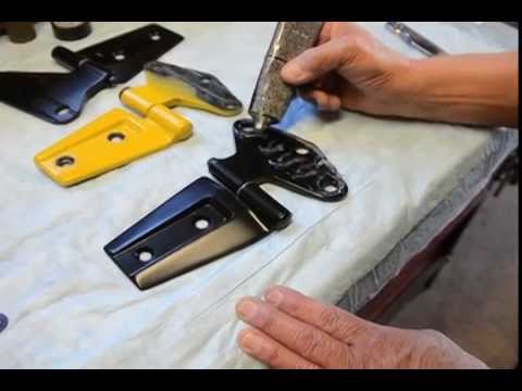 Installing a Kentrol Inc. Door Hinge on a 2008 Jeep Wrangler - YouTube