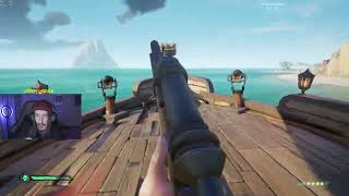Two Tuckers attacked a Novice, but he had more than 4,000 hours in Sea of Thieves